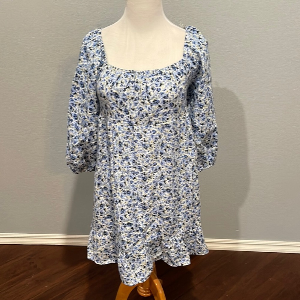 Blue floral dress by Altar’d State.  Size medium